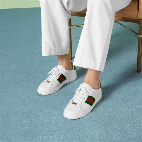 gucci ace senza lacci|gucci ace sneakers women.